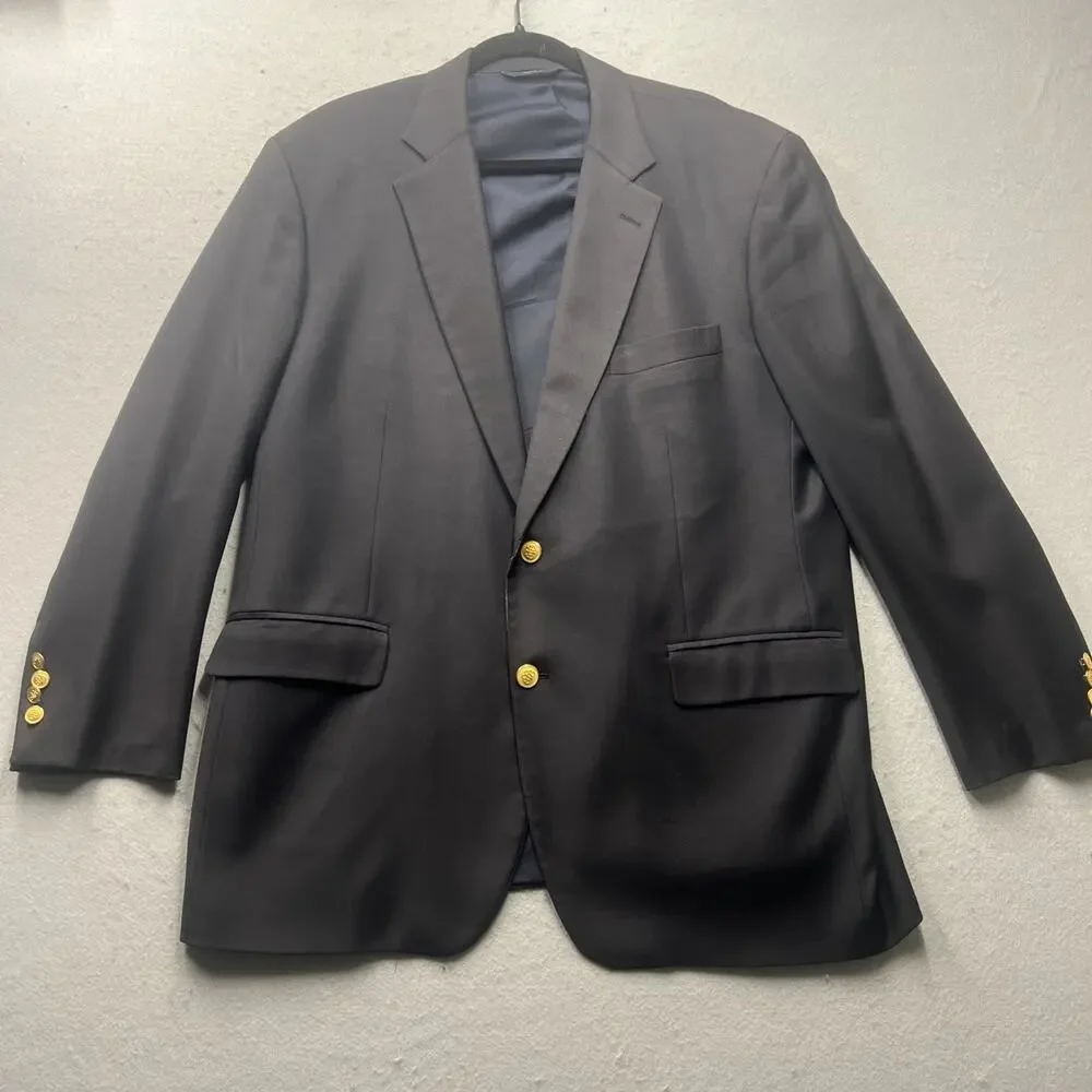 Brooks Brothers Madison Blazer Loro Piana Wool Made In USA 44R